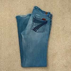 7 For All Mankind Dojo Jeans! 32” inseam!